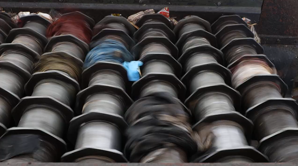 쓰레기 선별 롤러